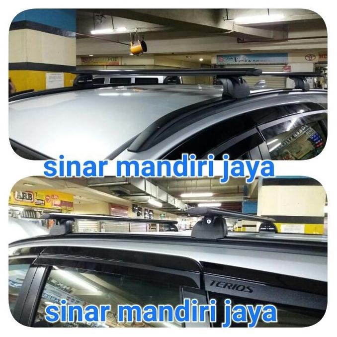 Cross Bar Khusus Jepit Roof Rail All New Rush/Terios 2018
