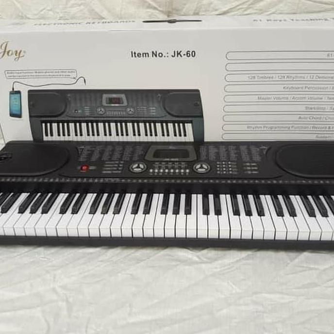 TERBARU KEYBOARD PIANO JOY JK 60 ORGAN MURAH COCOK UNTUK PEMULA ORINAL