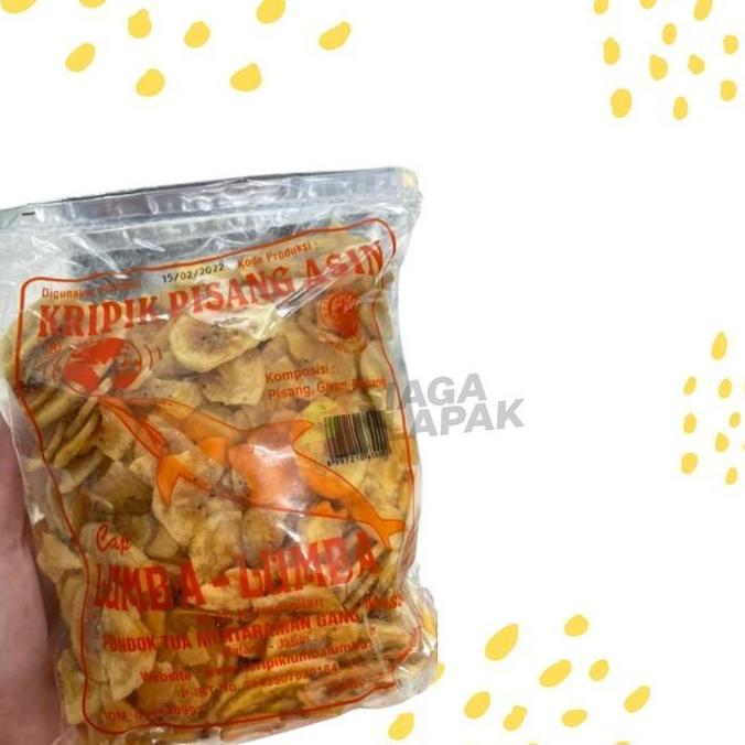 Keripik Pisang Utuh Asin Manis Lumba-Lumba 300 gram Asli Malang