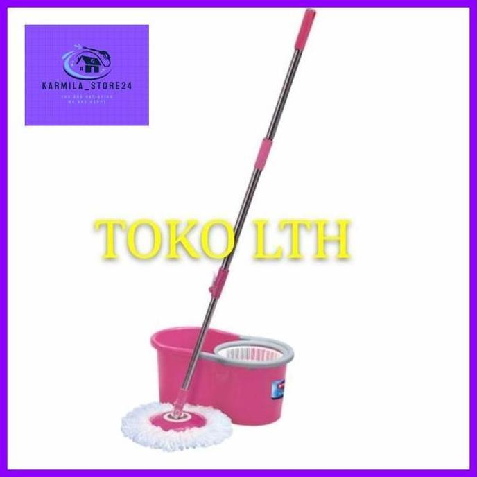 SUPER MOP/ALAT PEL EMBER - LIVINA SPIN MOP (STANDARD)-LION STAR BM-45