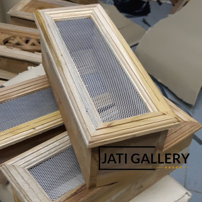 Loster Kayu Jati + Kawat Nyamuk // 11X30