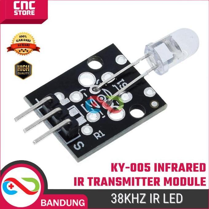 KOQOZIE KY-005 Infrared IR Module Transmitter Modul Pemancar Infra Merah untuk Arduino, Remote & Pro