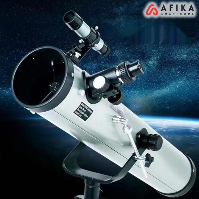 WASTU Teropong Bintang Eyebre  Astronomical Telescope Reflector 700/76 mm