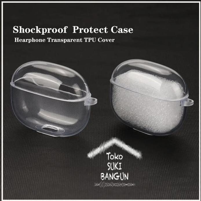 Ready Case untuk Baseus Bowie WM05 Silicone CLEAR Transparent TWS Casing Cover Pouch Protector