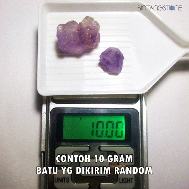 Flower Amethyst Cluster Brazil 10 Gram Stone Healing Crystal Theraphy Reiki Yoga Batu Kristal Natura
