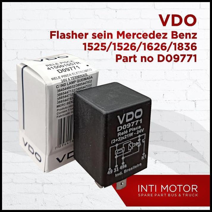 DISKON VDO - FLASHER SEIN - D09771 - BUS MERCY 1525,1526,1626,1836 