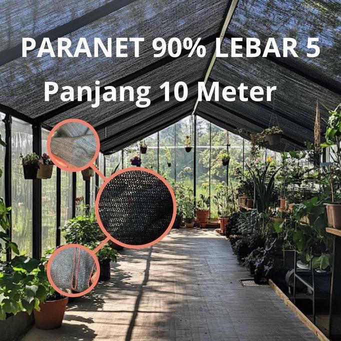 KOQOZIE PARANET 90 PERSEN lebar 5 meter ( panjang 10 meter ) - NET ANTI UV