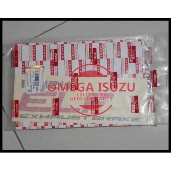 HOT DEAL STICKER ISUZU ELF EXHAUST BRAKE 