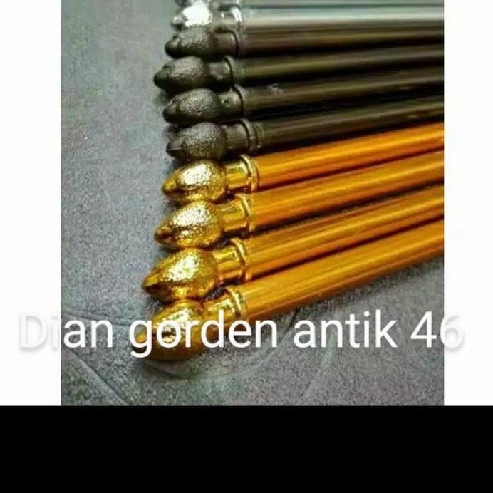 Ready besi gorden full set tiang gorden pipa korden batang horden stik tirai