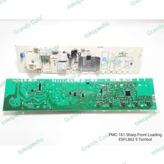 Modul Pcb Mesin Cuci Sharp Front Loading Esfl862 Esfl1082 Esfl872