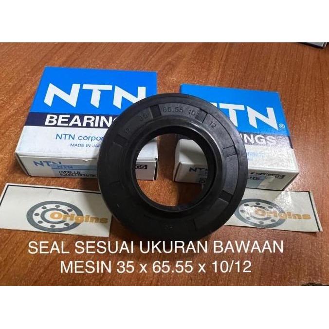 Ntn Bearing Kit Mesin Cuci Samsung Eco Bubble Wf856U4 8.5 Kg Ntn Japan 6205 Zz 6206 Zz Seal35-65.55-