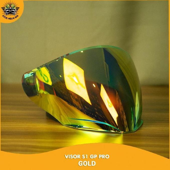 Visor Iridium Helm NHK S1 GP Pro Gold - Blue Aksesoris Motorcycle