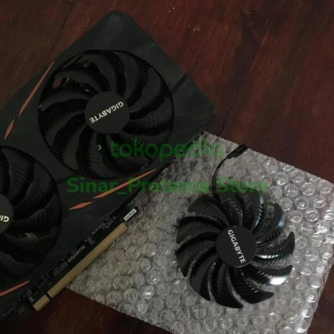 Fan Vga Gigabyte GTX 960 950 1060 1070 RTX 2060 Rx 580 570 R9 380 390 88mm 4pin