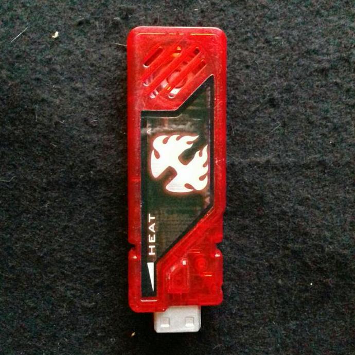 DX Gaia Memory Heat Kamen Rider W Double by Bandai