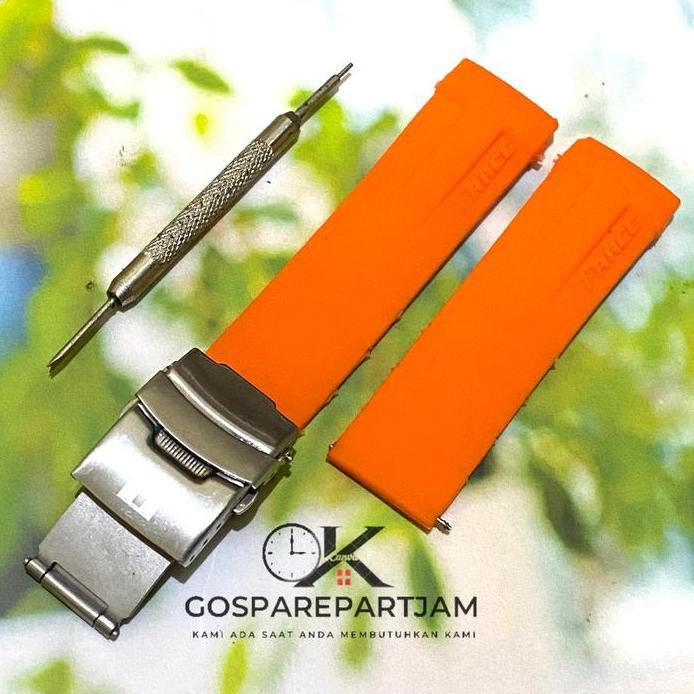 Strap Tali Jam Tangan Rubber Karet Silicone Tissot T race Moto GP