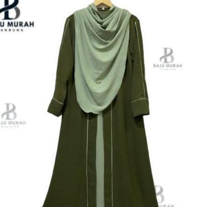 VELINACOLLECT GAMIS SET ABAYA PUTRI SYARI CRINKLE AIRFLOW S-XXL PREMIUM