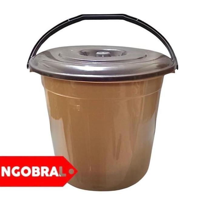 Ember Plastik BESAR Timba Plastik Air 6 Galon Diamater 35 cm TUTUP