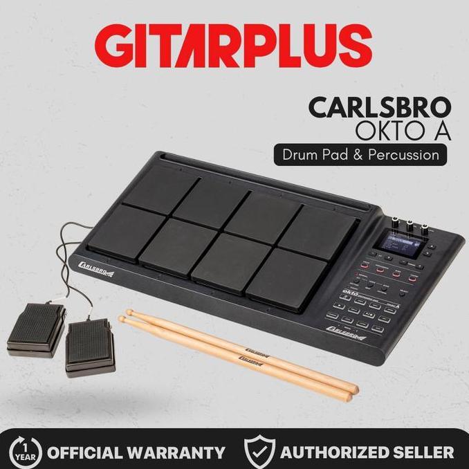 CARLSBRO OKTO A Drum Pad & Percussion - Pad Perkusi Drum Elektrik