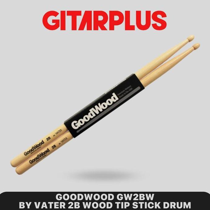 GOODWOOD GW2BW by Vater 2B Wood Tip Stick Drum