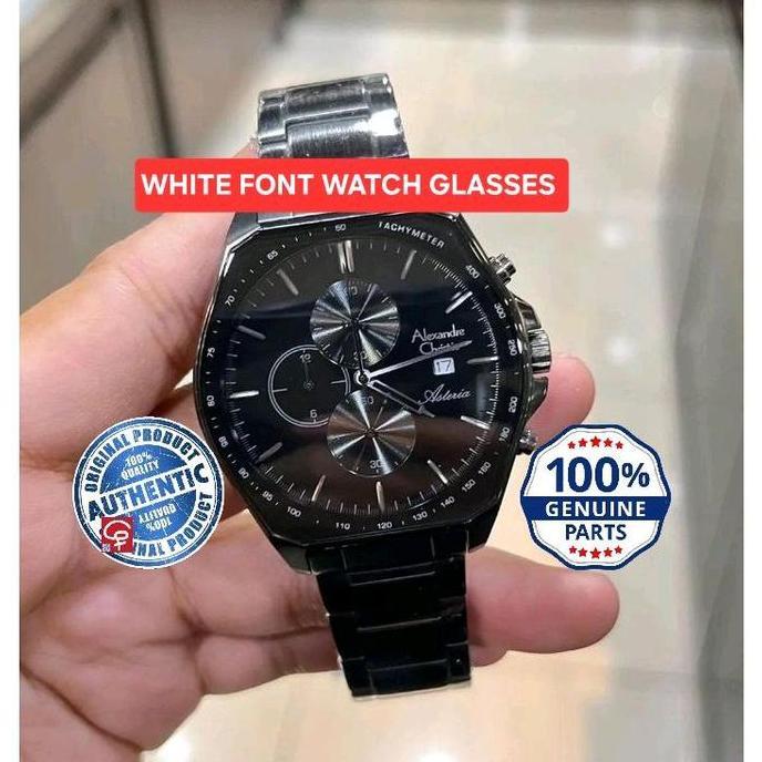 Ready KACA ORIGINAL TANGAN ALEXANDRE CHRISTIE AC6648 MC ORIGINAL WATCH GLASSES WITH FONT ROSEGOLD AN