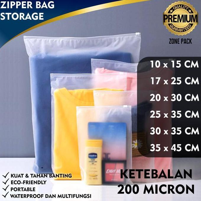 Ziplock Bag Potrait | Ziplock Bag Frosted | Zipper Bag Storage