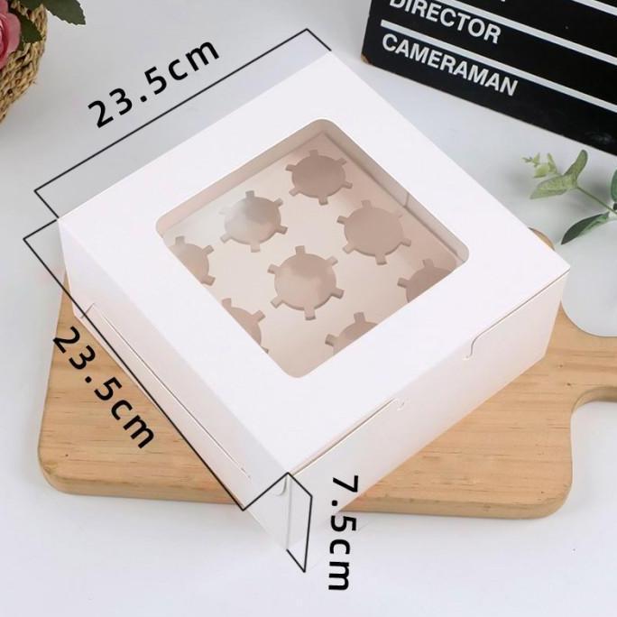 isi 10-Dus cupcake isi 9, box cupcake isi 9, dus muffin, box muffin