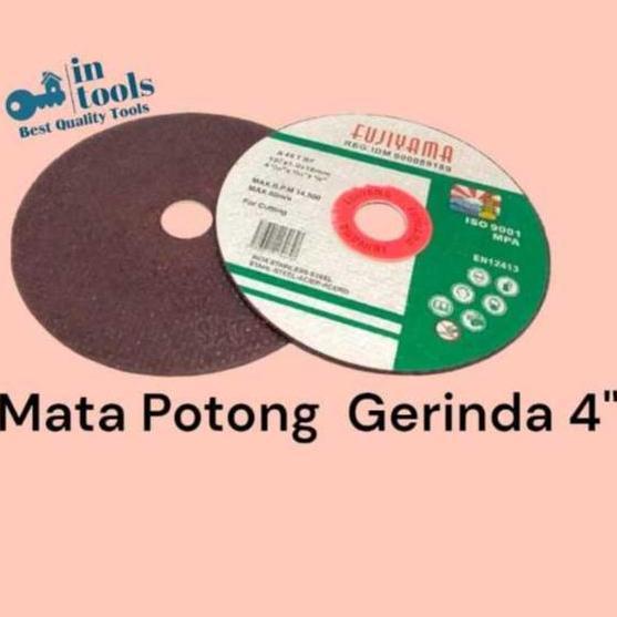 FLASH SALE Batu Potong, Mata potong besi FUJIYAMA 4" Untuk gerinda / Pack isi 25 Pcs