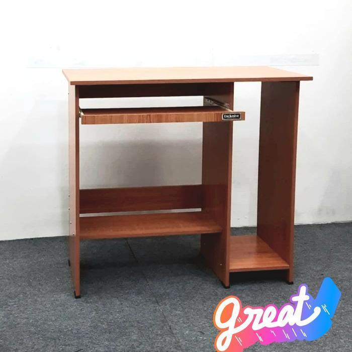 meja komputer mc02/solo promo simple dan bisa buat tempat printer