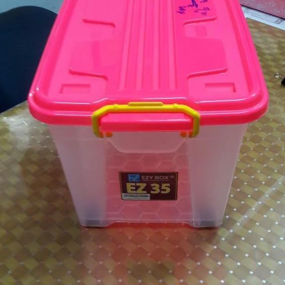 Container Box Ezy Box 35 liter - Ezy 35 kotak serbaguna ada roda