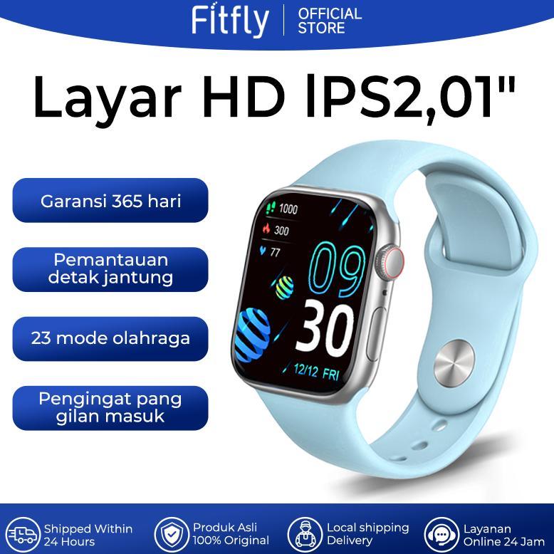 Big Sale Fitfly Jam Tangan Smartwatch Wanita ,Smartwatch Pria, Jam Tangan Couple Beberapa Mode Olahr