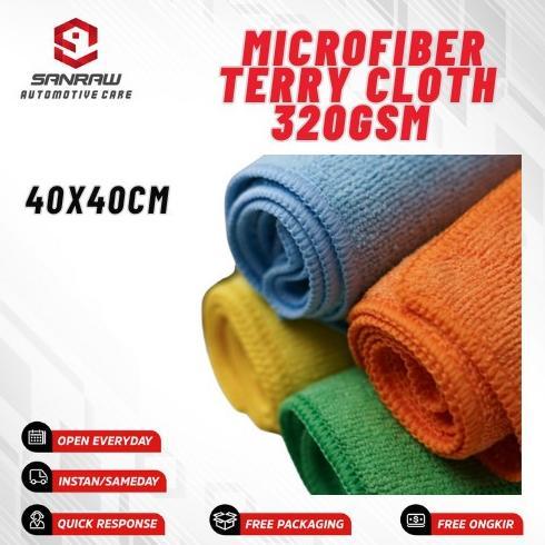 CUCI GUDANG Lap Kain Microfiber 40x40 320 gsm Murah kualitas Premium 320gsm
