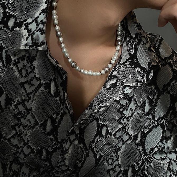 Jivonchy Pearl Necklace | Kalung Mutiara Simple Pria/Wanita