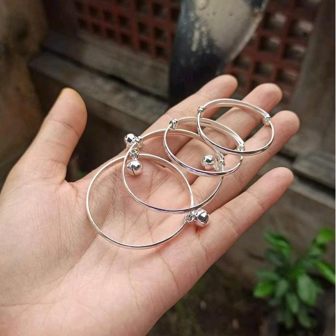 gelang perak bayi asli Laki-laki Perempuan Ulang tahun 925