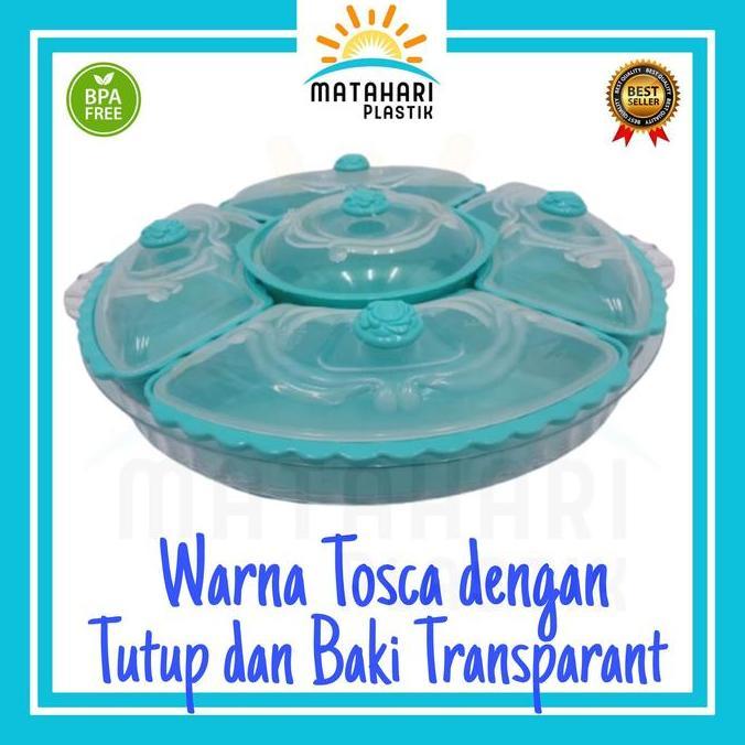 Basi Prasmanan Bulat La Rosa/Prasmanan Plastik/Basi Prasmanan Bulat/Basi Plastik Putar/Prasmanan Put