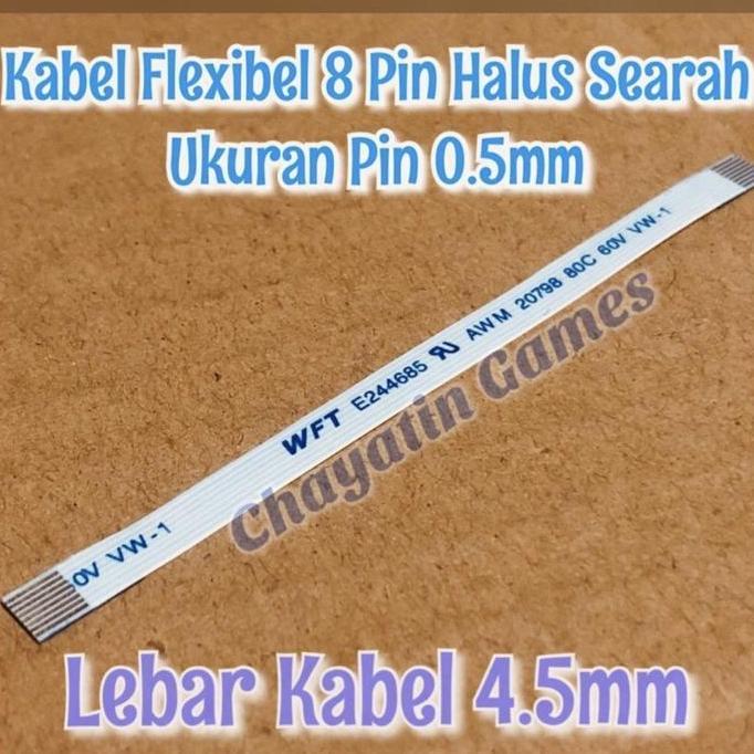 8 Pin Halus Searah Panjang 8cm - Ukuran Pin 0.5mm