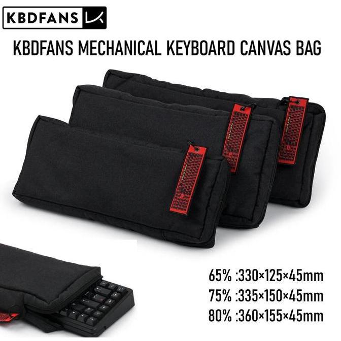 KBDFANS MECHANICAL KEYBOARD CANVAS BAG - CARRYING CASE KEYBOARD