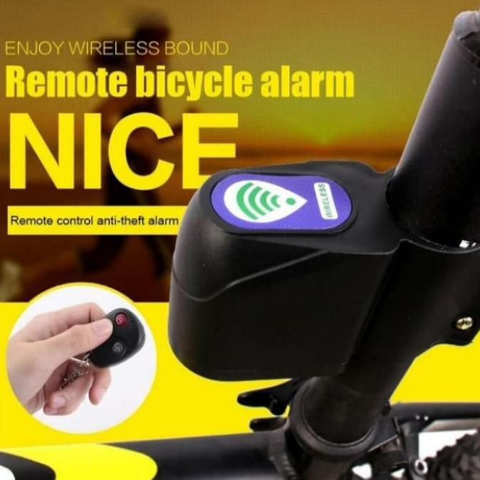 Alarm Sepeda Waterproof Alarm Sepeda Waterproof Kunci Plus Remote Outdoor