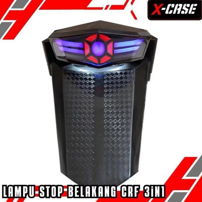 Spakbor Belakang Honda Plus Lampu Stop Led Crf 150 Xr Sen