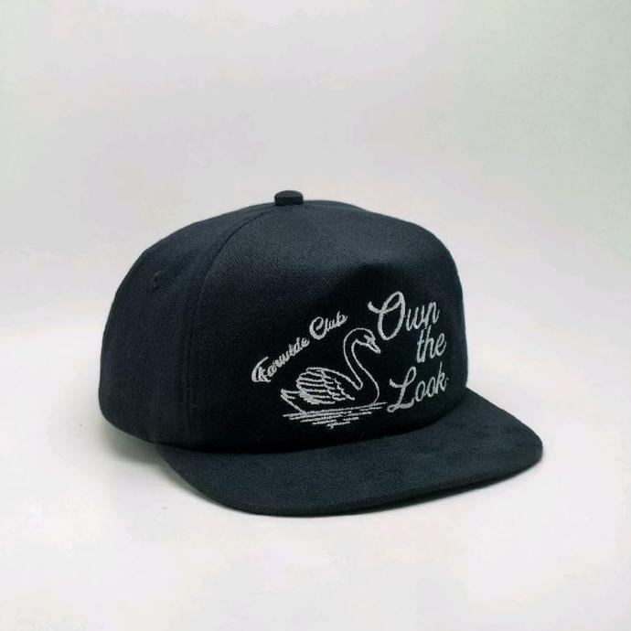 Farwide - Topi Classic Vintage Hitam Angsa