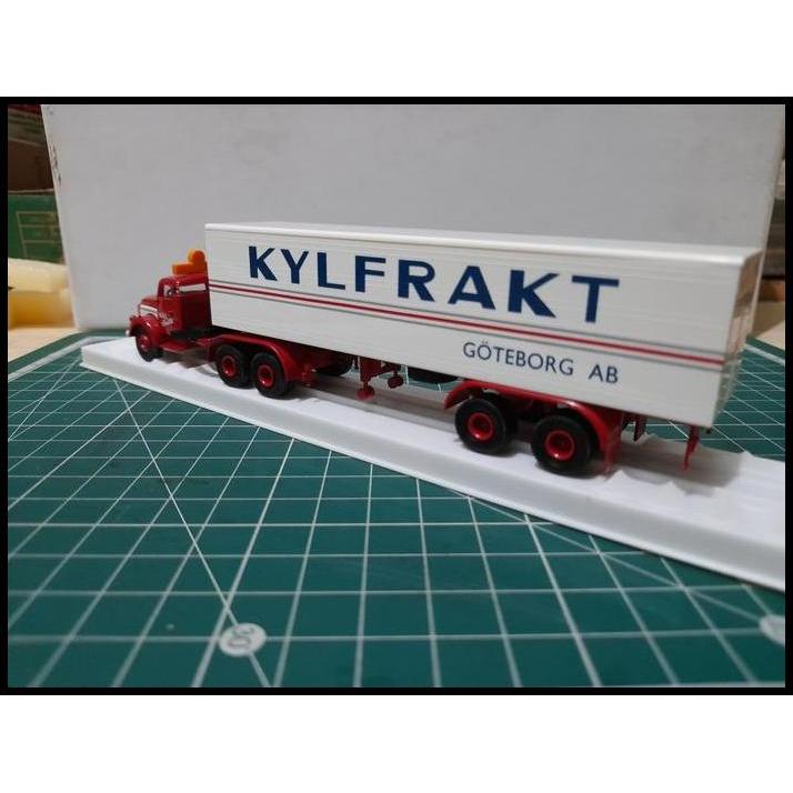TERLARIS BREKINA SKALA 1:87 - VOLVO TRUCK (NB88) DALAM BOX ORIGINAL (B93) 