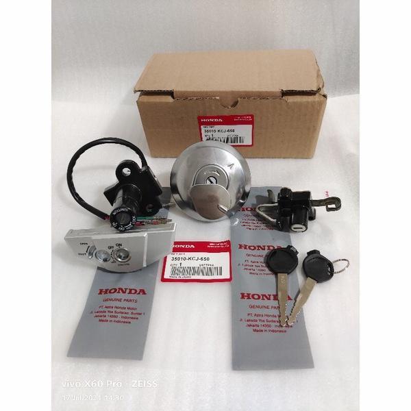 Kunci Kontak Plus Tutup Tangki&Jok Honda Tiger Revo Original 35010. Original Dan Terpercaya