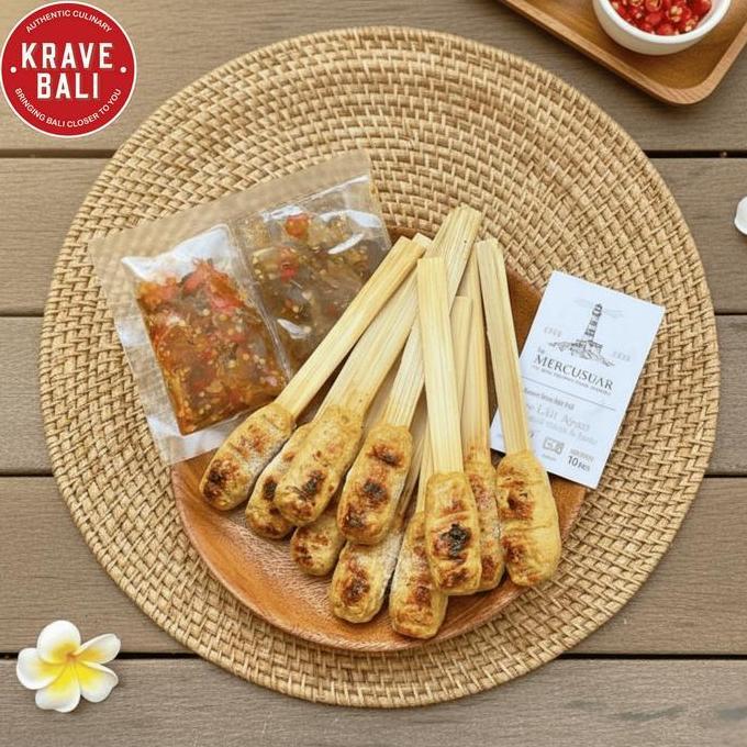 Sate Lilit Ayam Mercusuar & Sambal Khas Bali Asli - Krave Bali