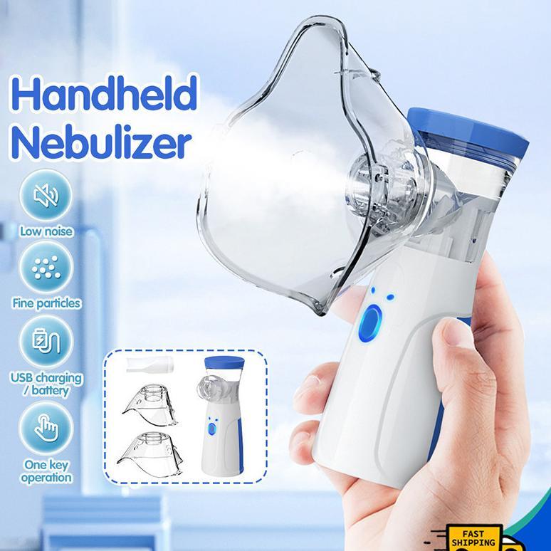 Nebulizer Portable Mesh Mini Inhaler Asma Electric Terapi Pernapasan Asma Bronkitis Nebulizer Mesh K
