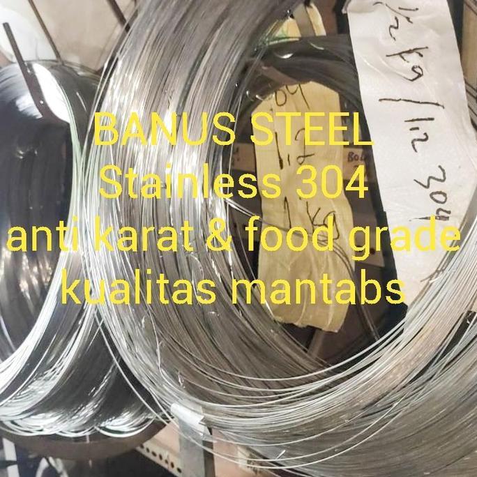 TERMURAH - Kawat stainless 304 1,2 mm / kawat las argon stainless steel per KG