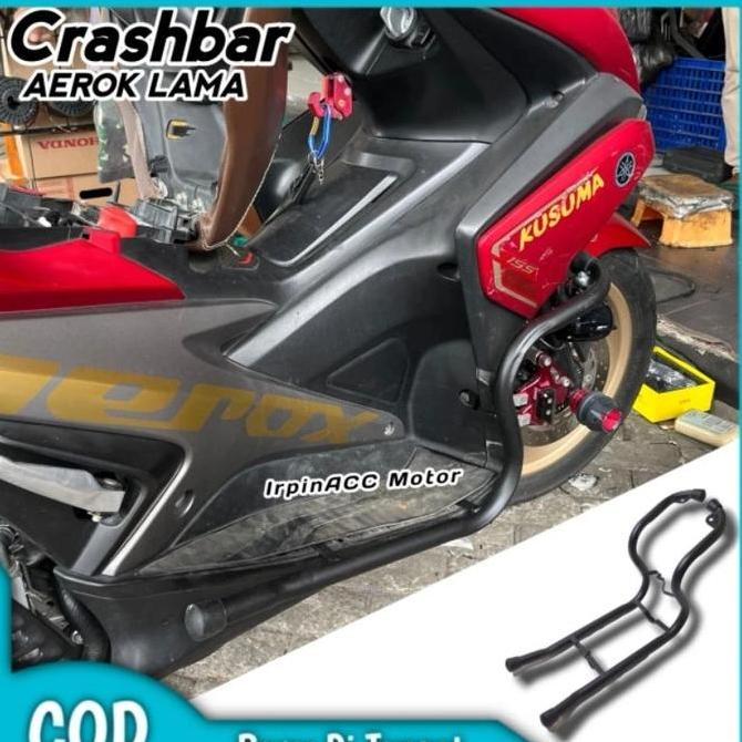 Crashbar Aerox Lama Tubular Dudukan lampu Aerox Old 155  PNP murah