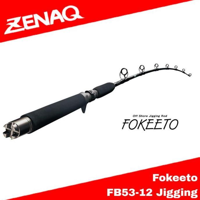 Zenaq Baitcasting Rod Fokeeto FB53-12 Jigging