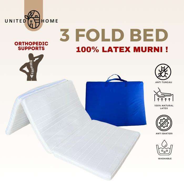 Masterpiece Kasur Lipat 3 fold Latex / Kasur Lantai Latex