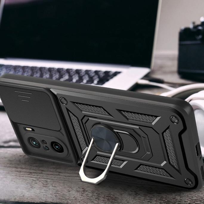 Big Sale Samsung A31 - Sgflip Army Militay Ring Flip Lens Armor Case Shockproof