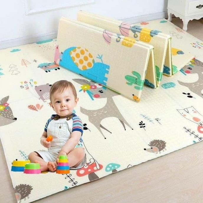 TERLARIS!! PLAYMATE TIKER LIPAT ANAK ANTI AIR UK 200X150