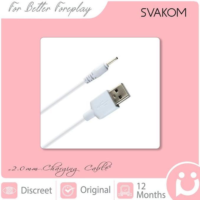 TERMURAH - SVAKOM Accessories, 2.0 mm Charging Cable Type 3